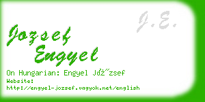 jozsef engyel business card